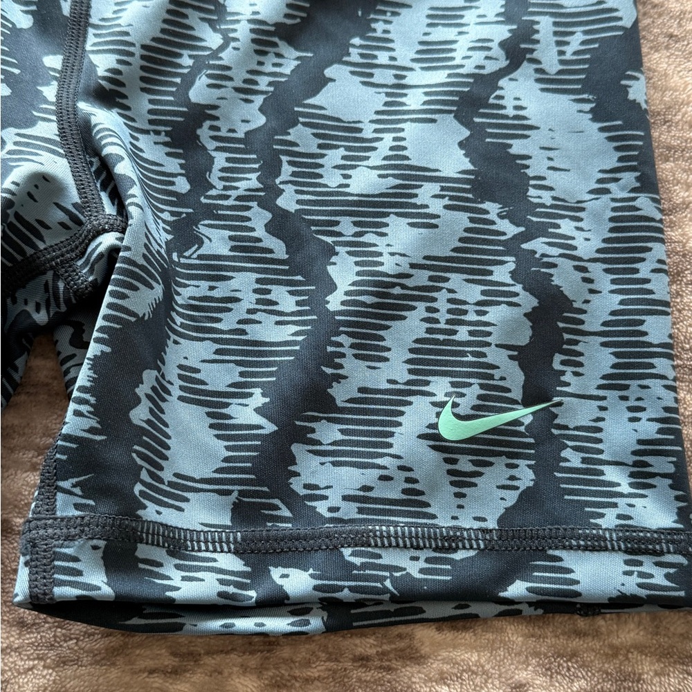 Nike Pro Light Blue Dri-FIT Shorts - Picture 4 of 8